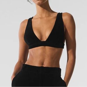 Alo Yoga Micro Corduroy Dreamer Bra Small